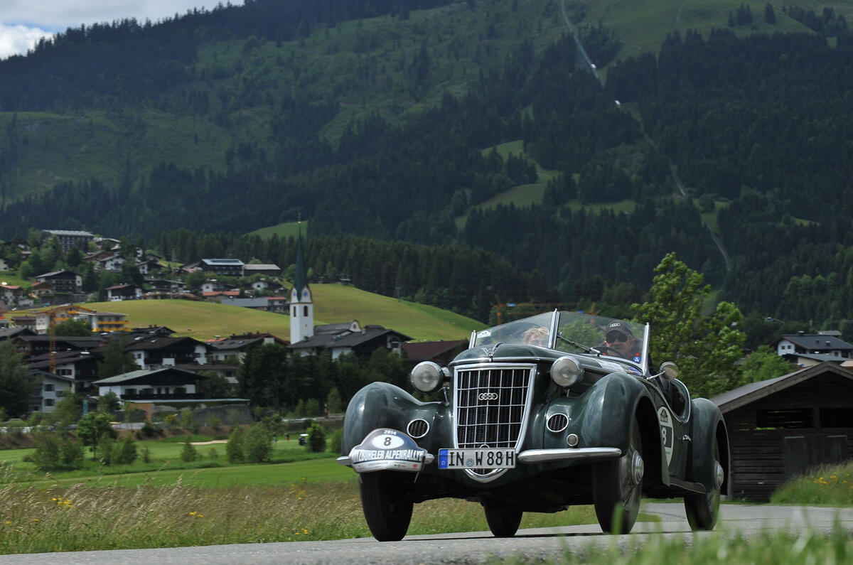 Driving in the Kitzbuehler Alpen Rallye - picture special