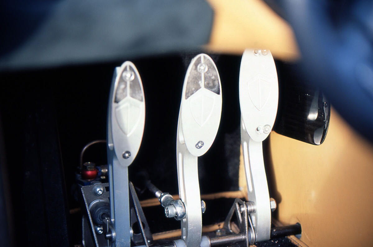 Koenigsegg CC8S aluminium pedals