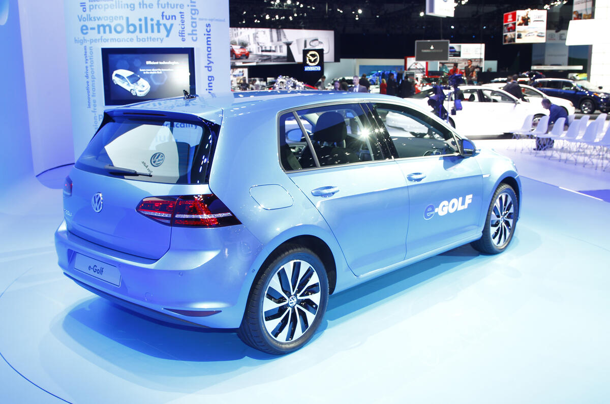 LA motor show 2013: Volkswagen e-Golf