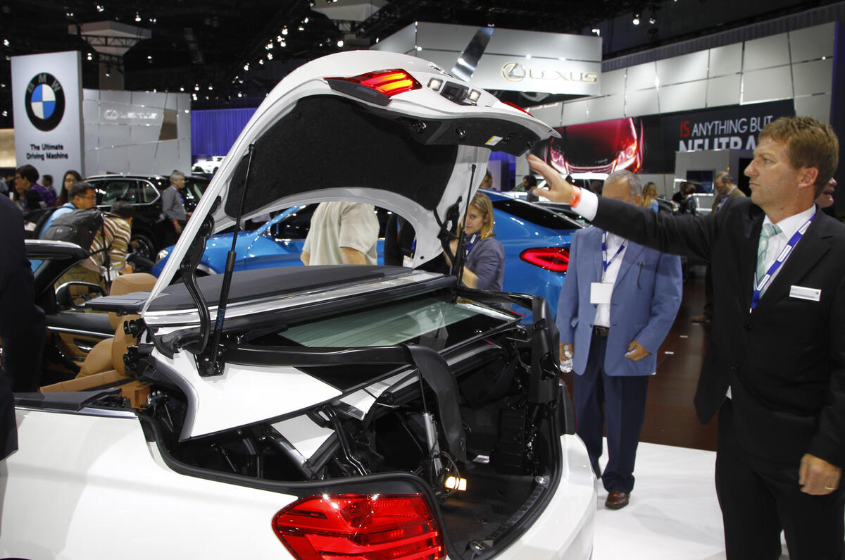 LA motor show 2013: BMW 4-series cabriolet