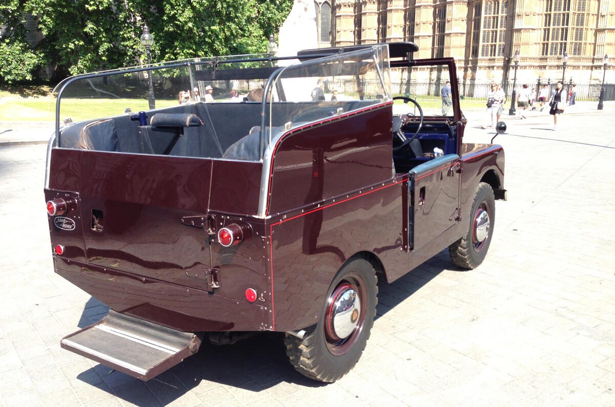 no title Royal review: driving the Royal Land Rovers