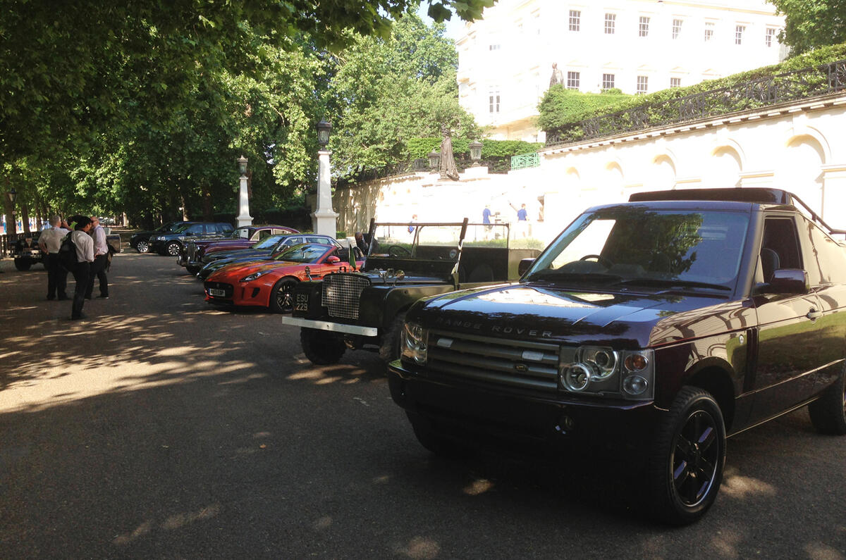 no title Royal review: driving the Royal Land Rovers