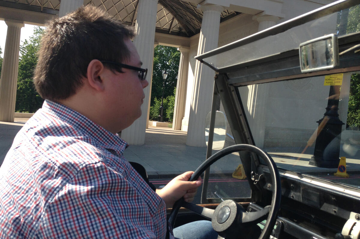 no title Royal review: driving the Royal Land Rovers