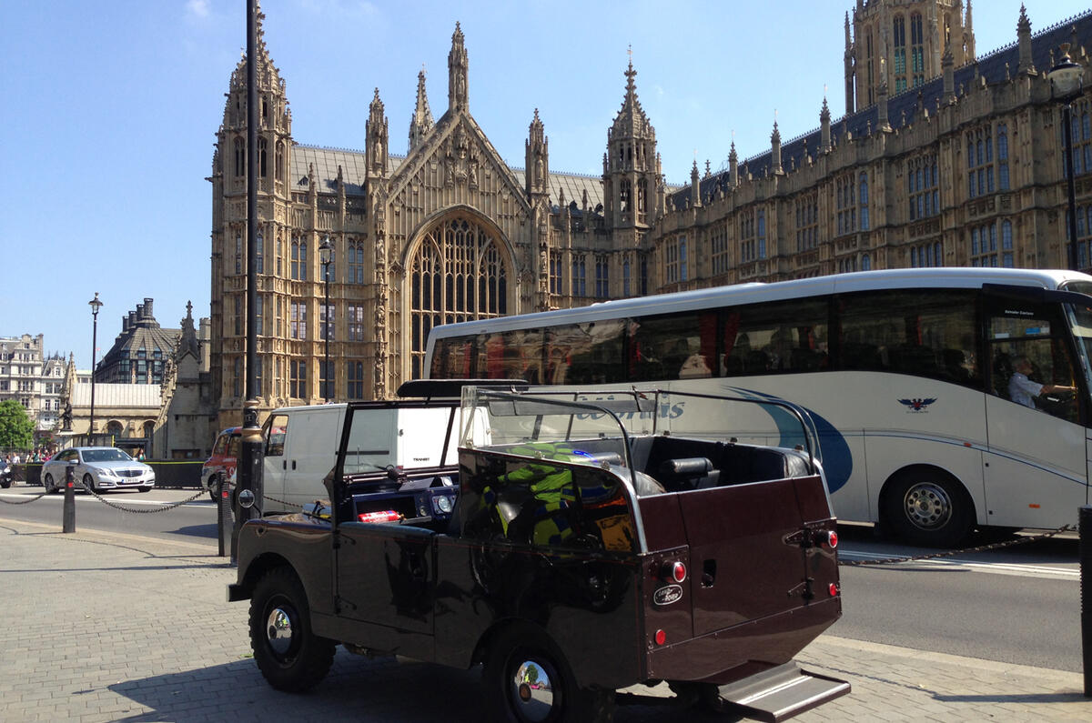 no title Royal review: driving the Royal Land Rovers
