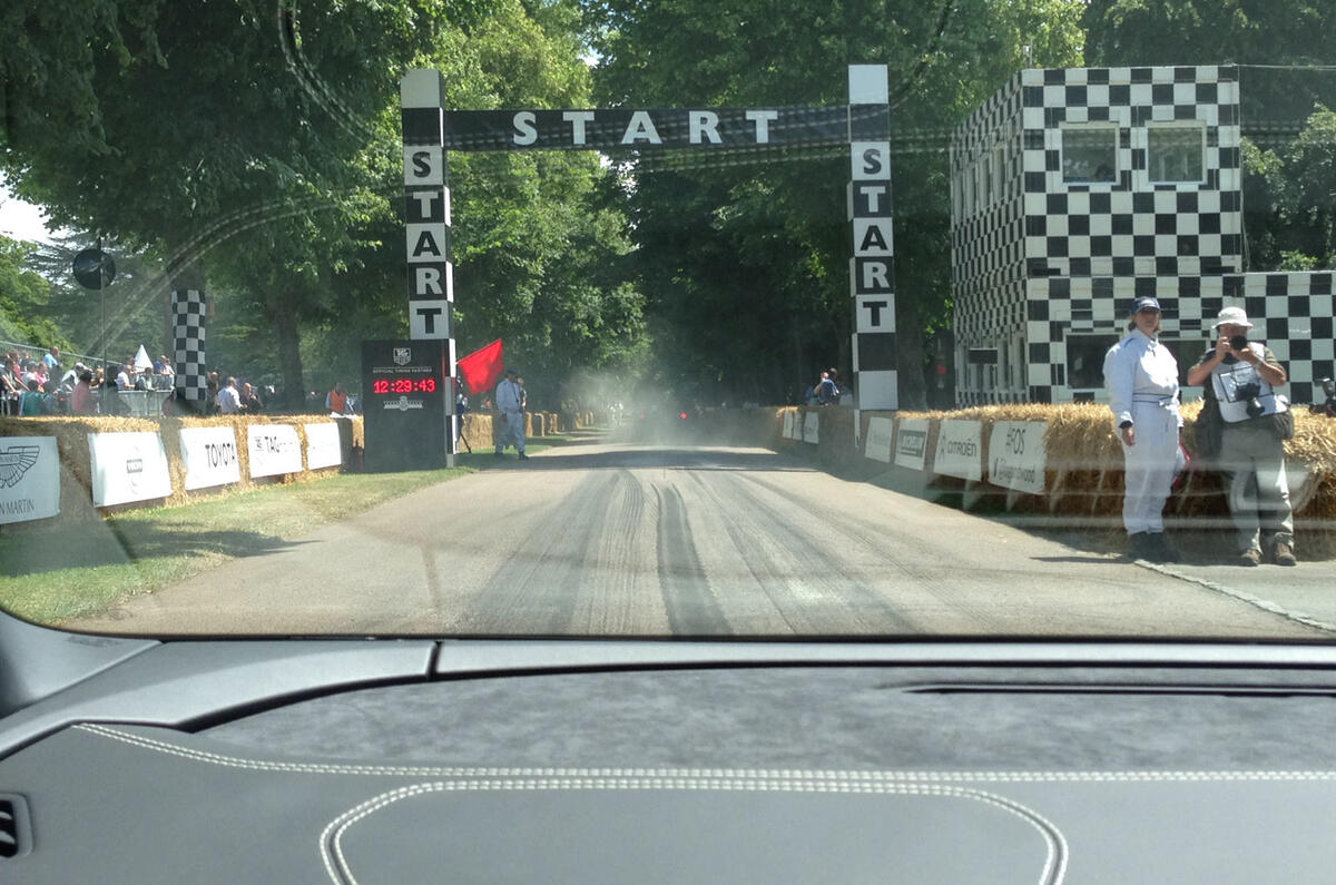 no title Tackling Goodwood's famous hill climb in a Lamborghini Huracan