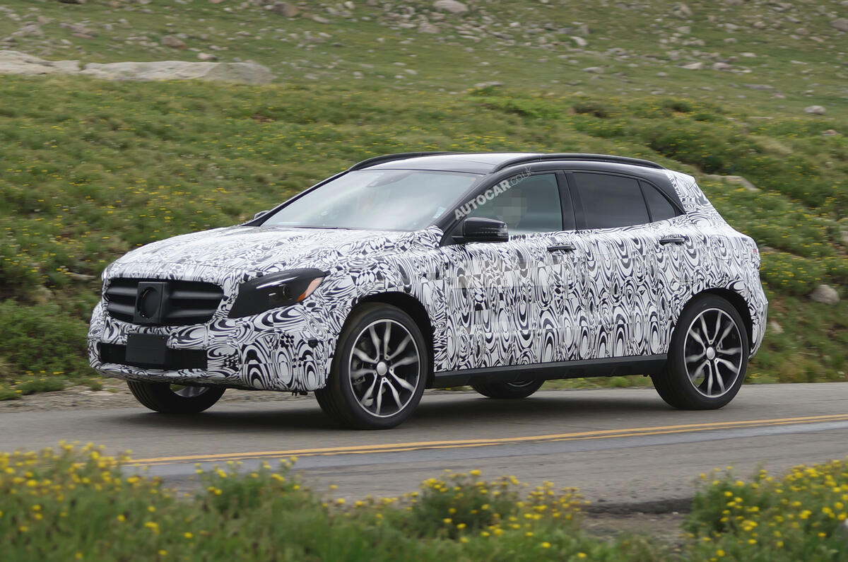 no title 2014 Mercedes-Benz GLA - latest spy shots