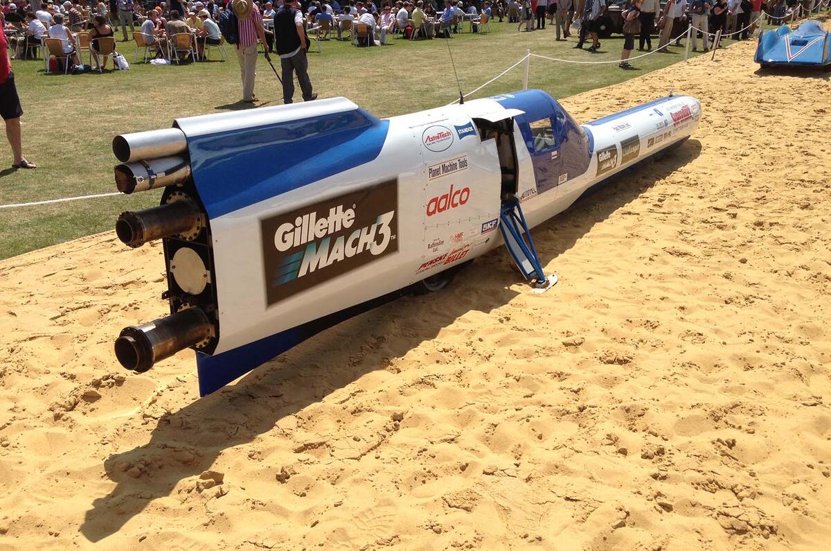 Land Speed Record holders at Goodwood