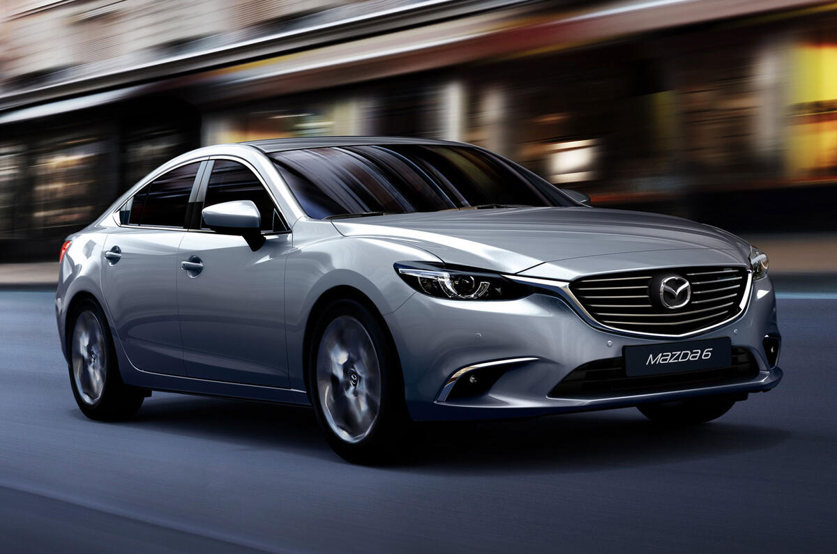 Facelifted Mazda 6 on display in LA