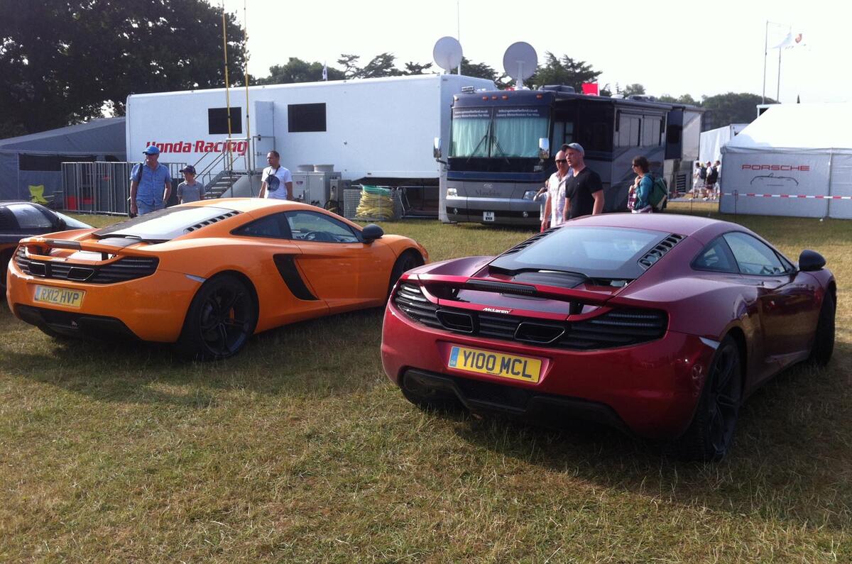 To the Goodwood Festival of Speed by McLaren MP4-12C
