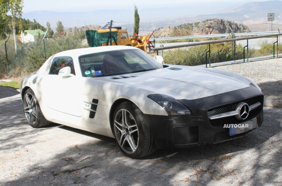Facelifted Mercedes-Benz SLS AMG Roadster caught testing