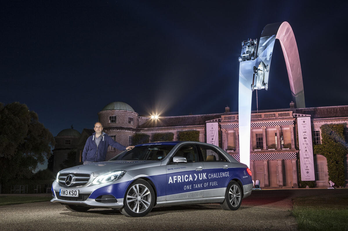 Mercedes E300 hybrid completes 1223 miles on a tank of fuel
