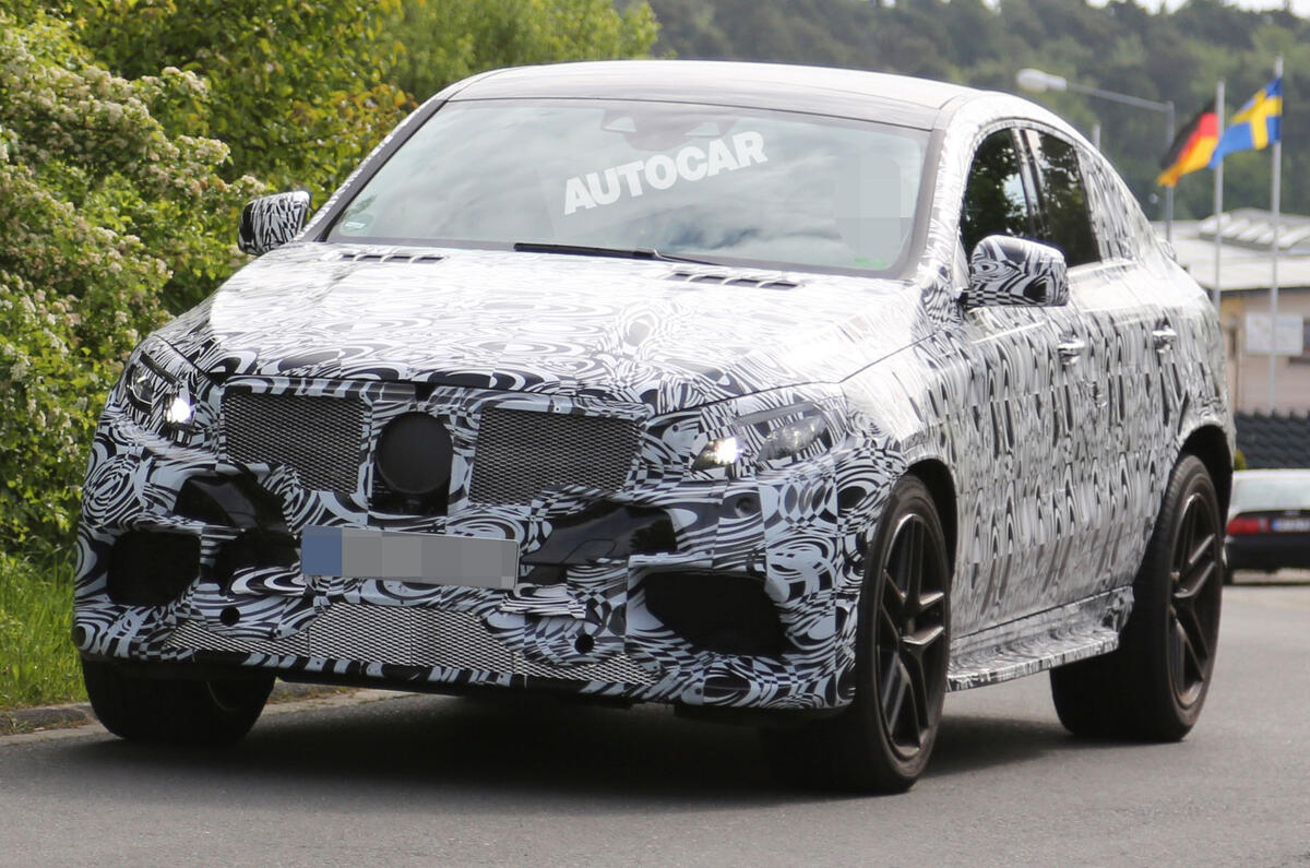 no title Mercedes plans hot new ML63 AMG coupe to take on BMW X6M