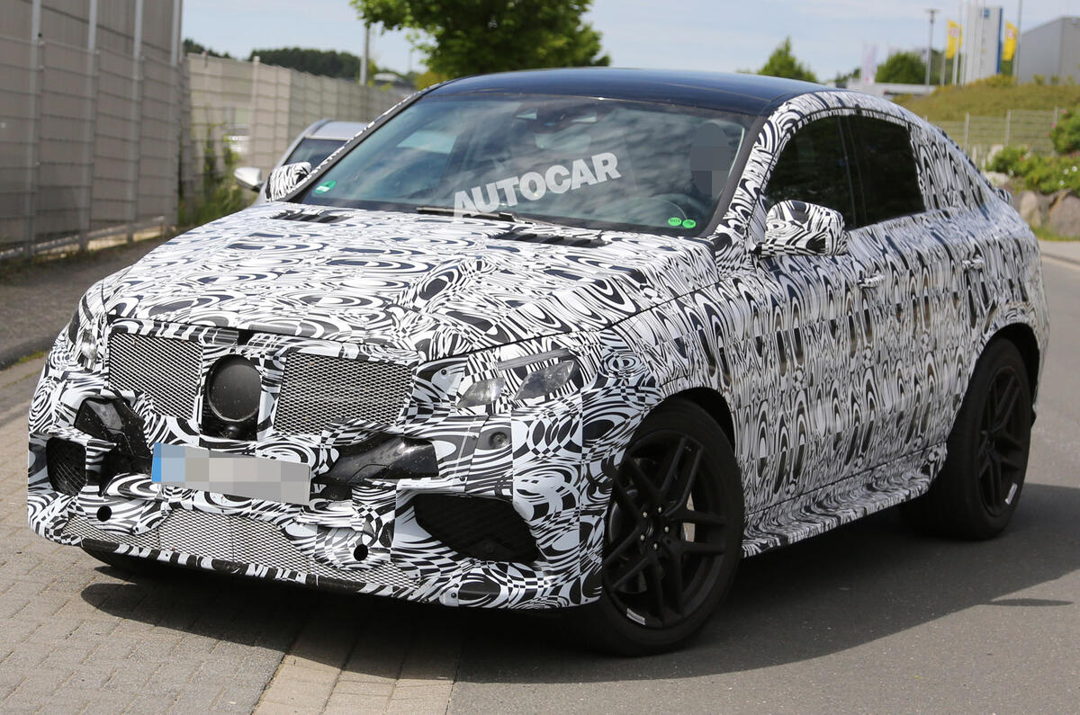 no title Mercedes plans hot new ML63 AMG coupe to take on BMW X6M