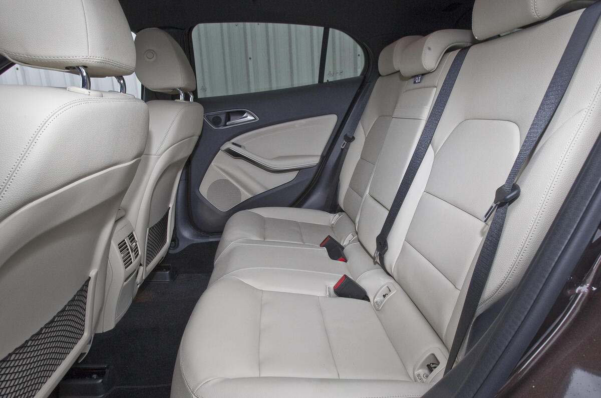 Mercedes-Benz GLA rear seats
