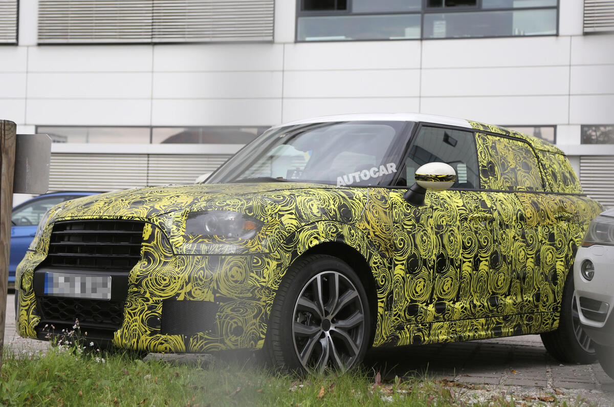 New Mini Countryman starts development journey ahead of 2016 launch Mini Countryman spied