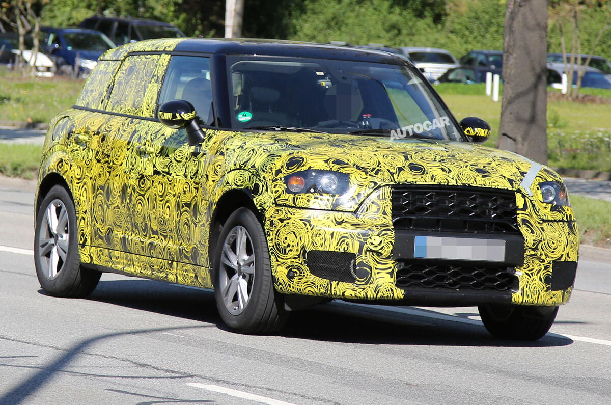 New Mini Countryman starts development journey ahead of 2016 launch Mini Countryman spied