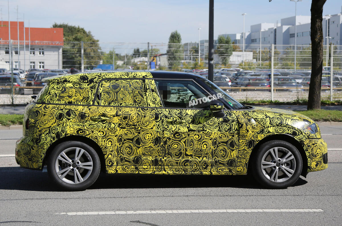 New Mini Countryman starts development journey ahead of 2016 launch Mini Countryman spied