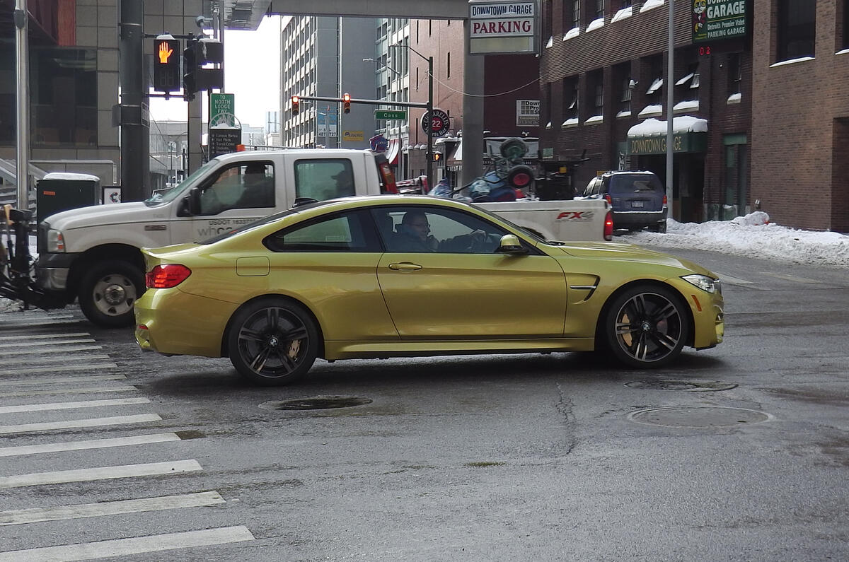 BMW M4 seen early in Detroit