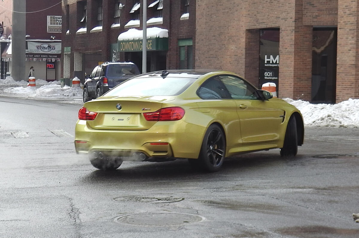 BMW M4 seen early in Detroit