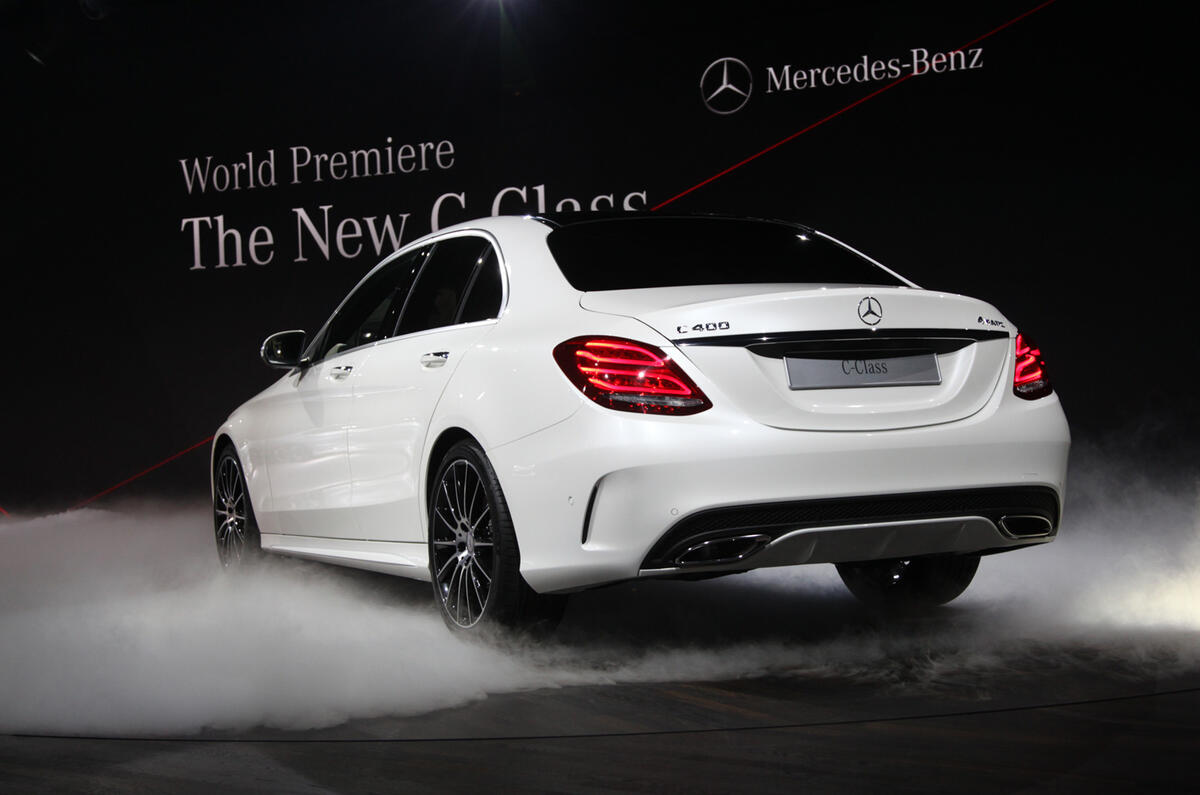 no title New Mercedes C-class saves weight with tiny fuel tank
