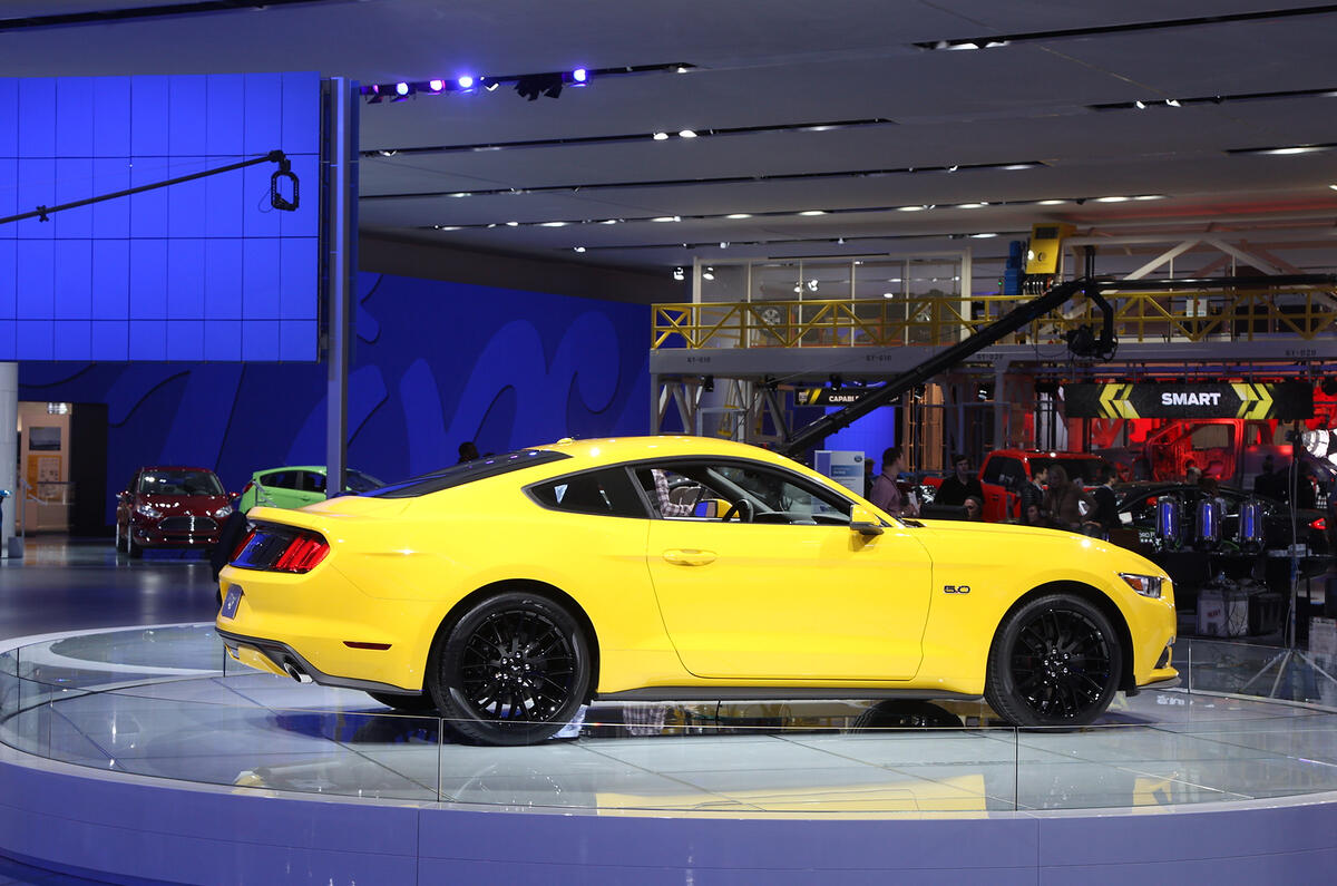 2015 Ford Mustang gets public debut in Detroit