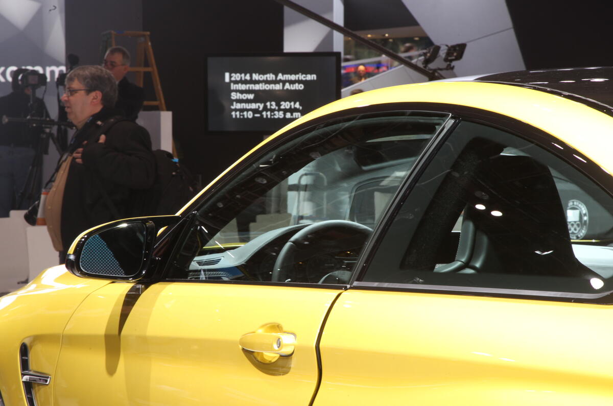 BMW M4 seen early in Detroit