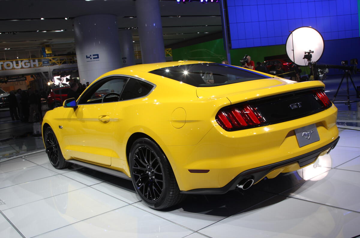 2015 Ford Mustang gets public debut in Detroit