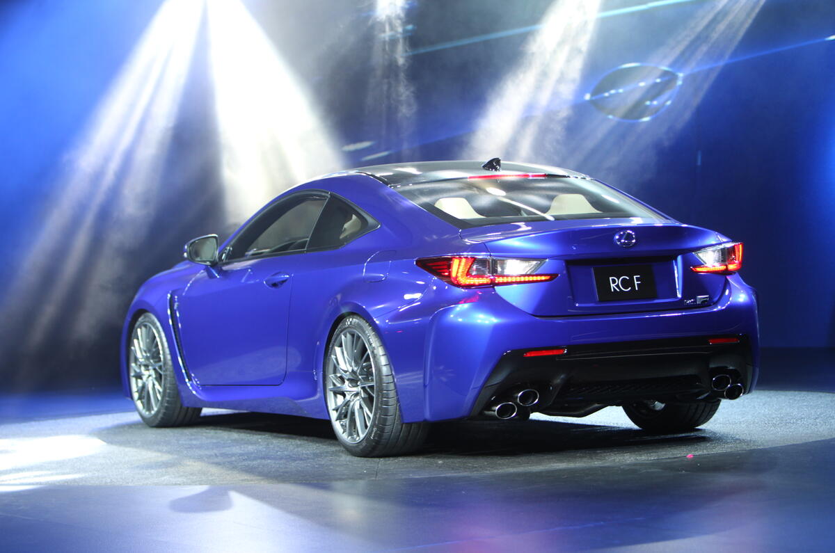 New Lexus RC-F coupe revealed in Detroit