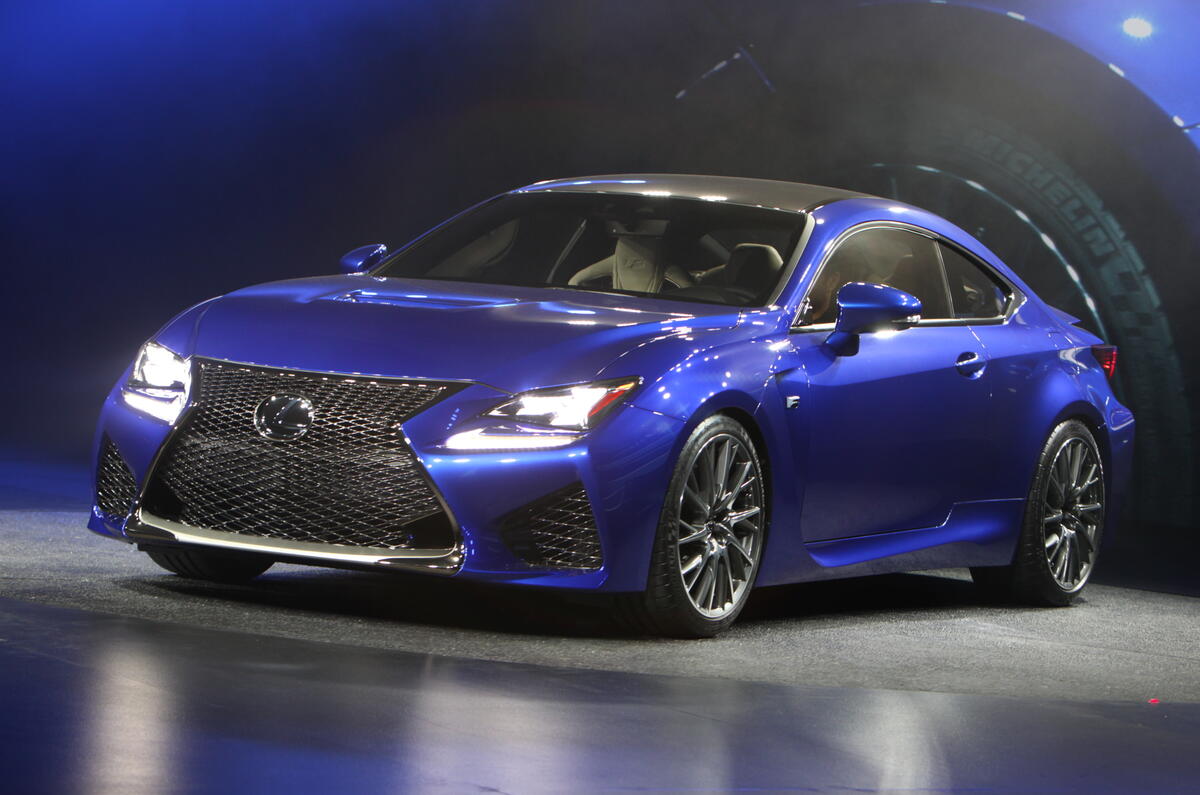 New Lexus RC-F coupe revealed in Detroit