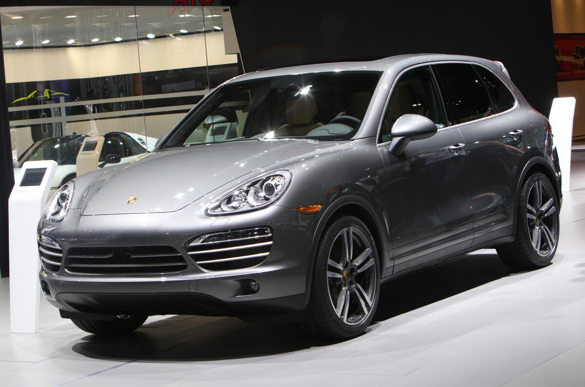 American premiere for Porsche Cayenne Platinum
