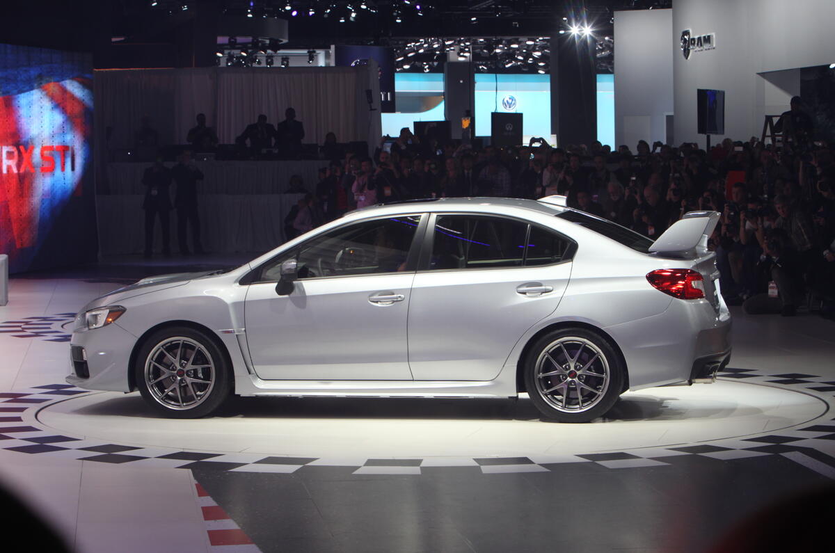 Subaru WRX STI gets Detroit premiere