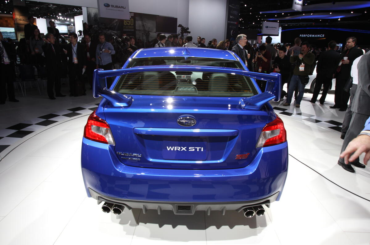 Subaru WRX STI gets Detroit premiere