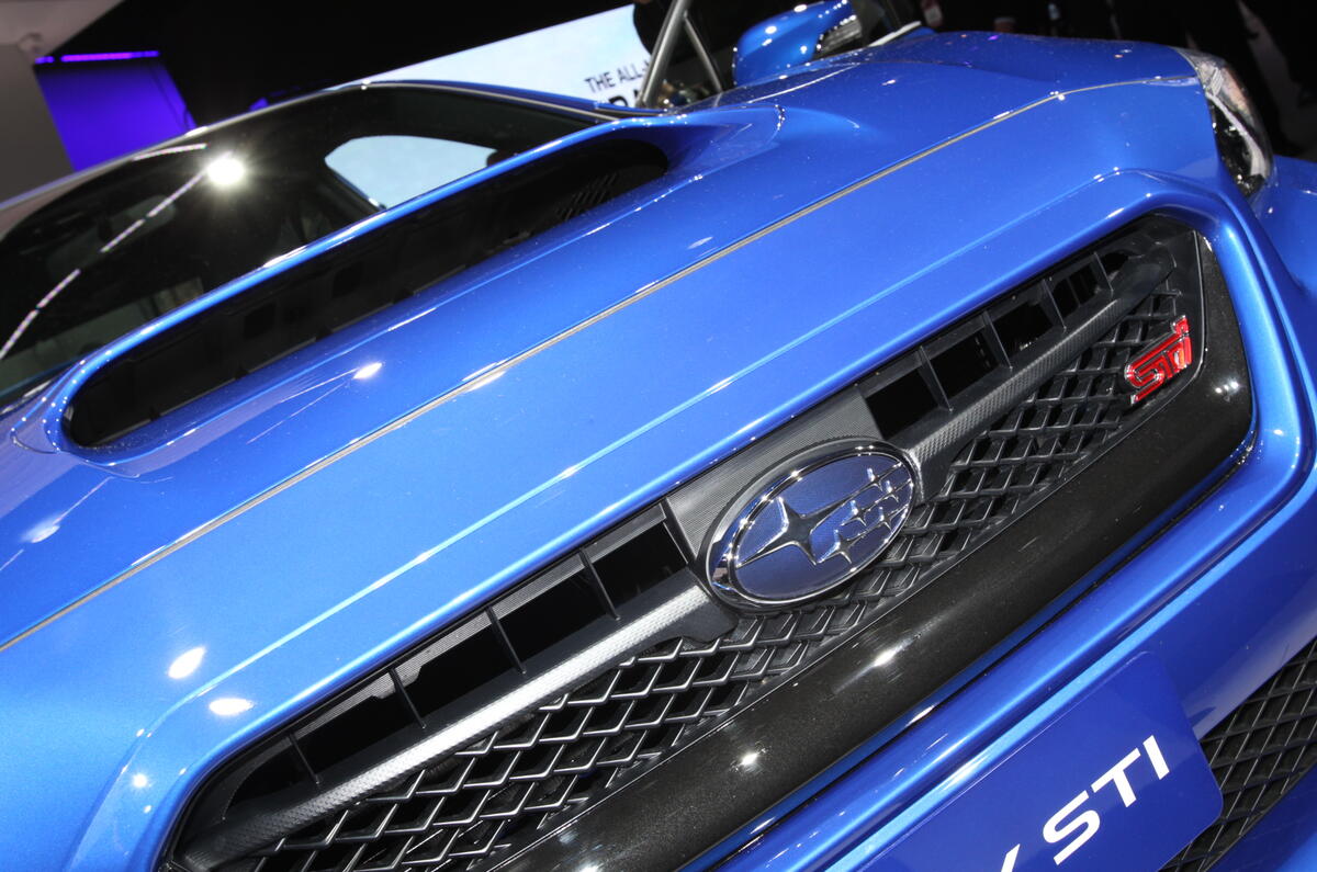 Subaru WRX STI gets Detroit premiere