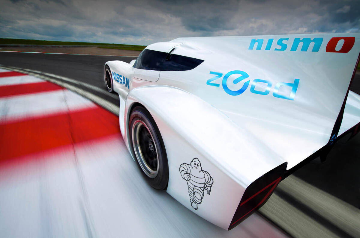 no title Nissan unveils radical hybrid Le Mans racer