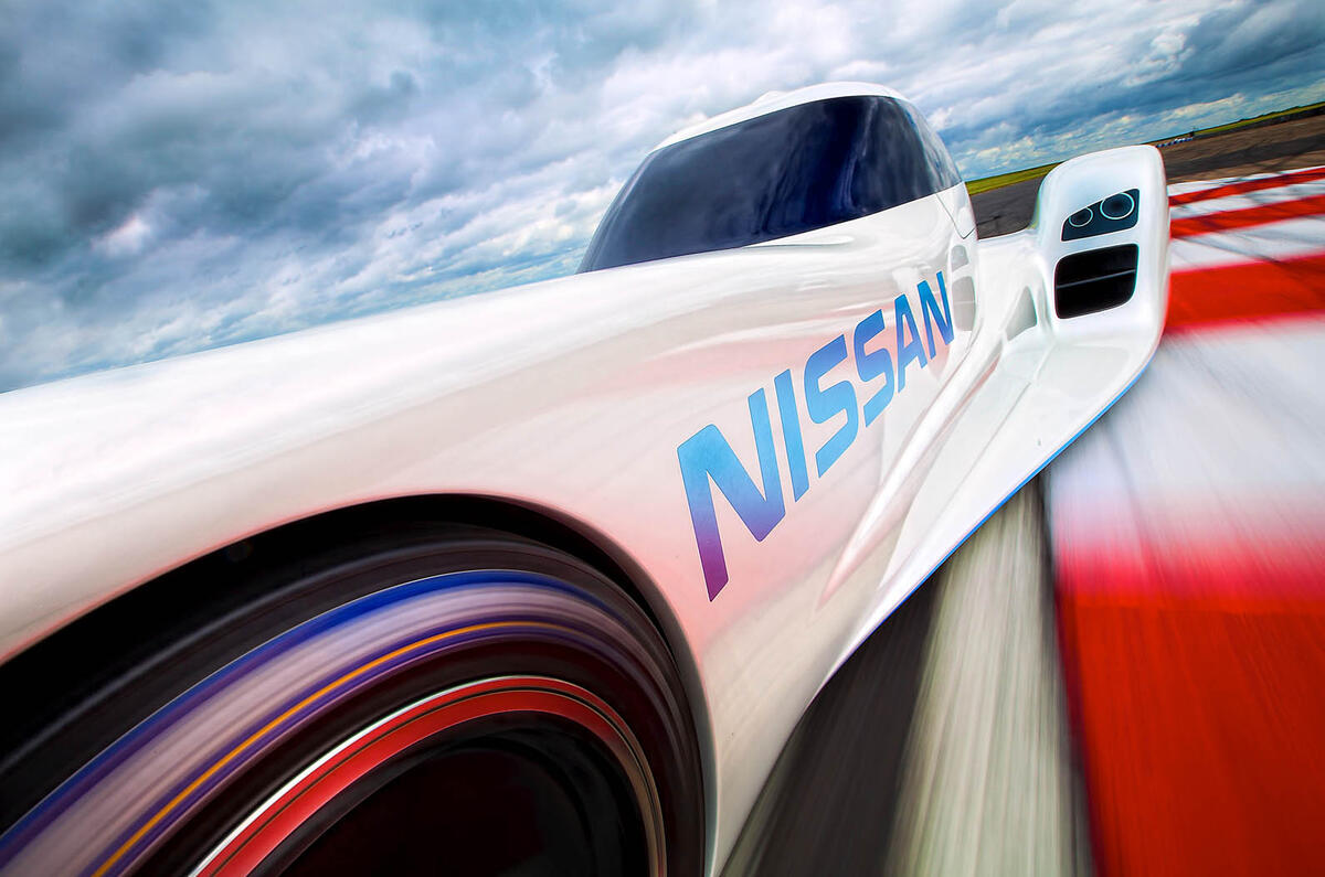 no title Nissan unveils radical hybrid Le Mans racer