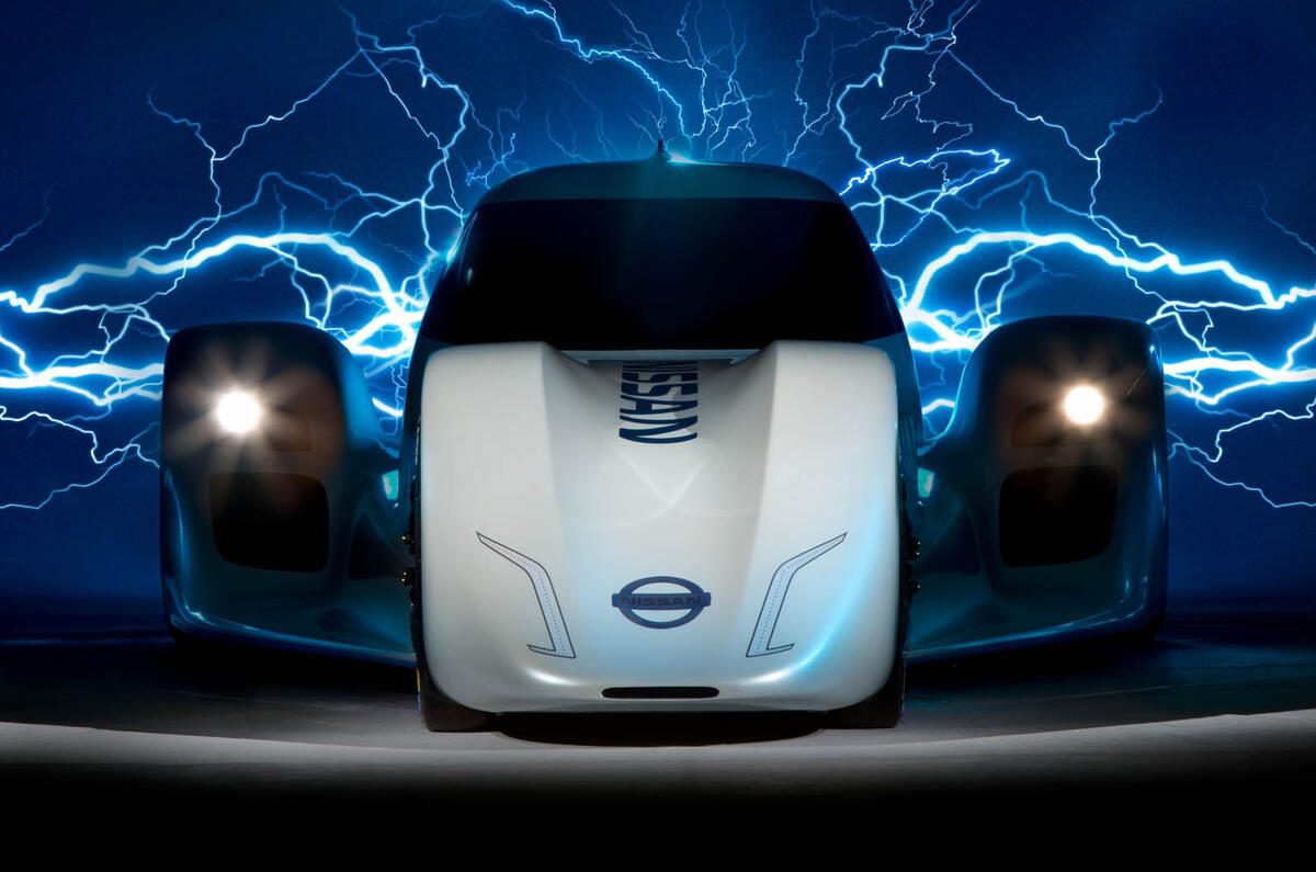 no title Nissan unveils radical hybrid Le Mans racer