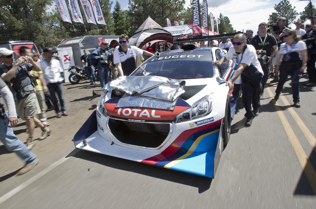 Sebastien Loeb routs all comers at Pikes Peak 2013