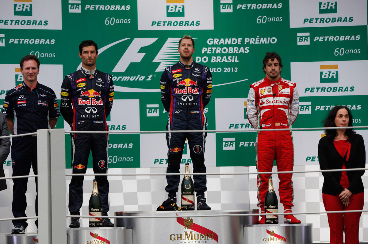 no title Vettel continues winning streak in Brazil