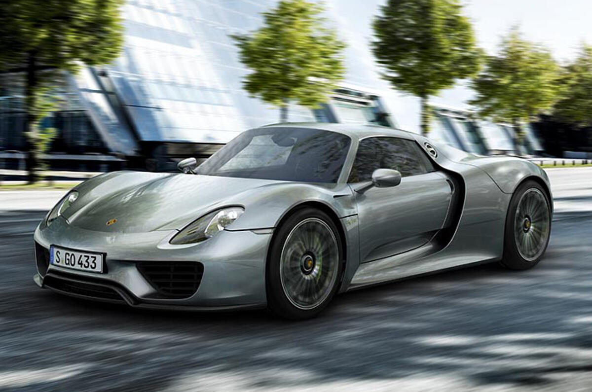 no title Porsche 918 Spyder unveiled at Frankfurt