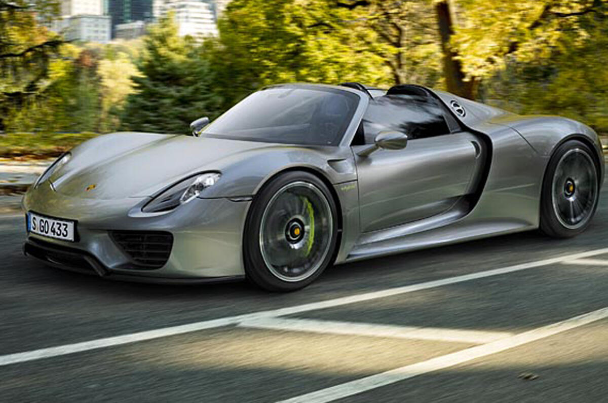 no title Porsche 918 Spyder unveiled at Frankfurt