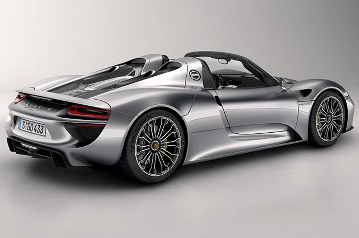 no title Porsche 918 Spyder unveiled at Frankfurt