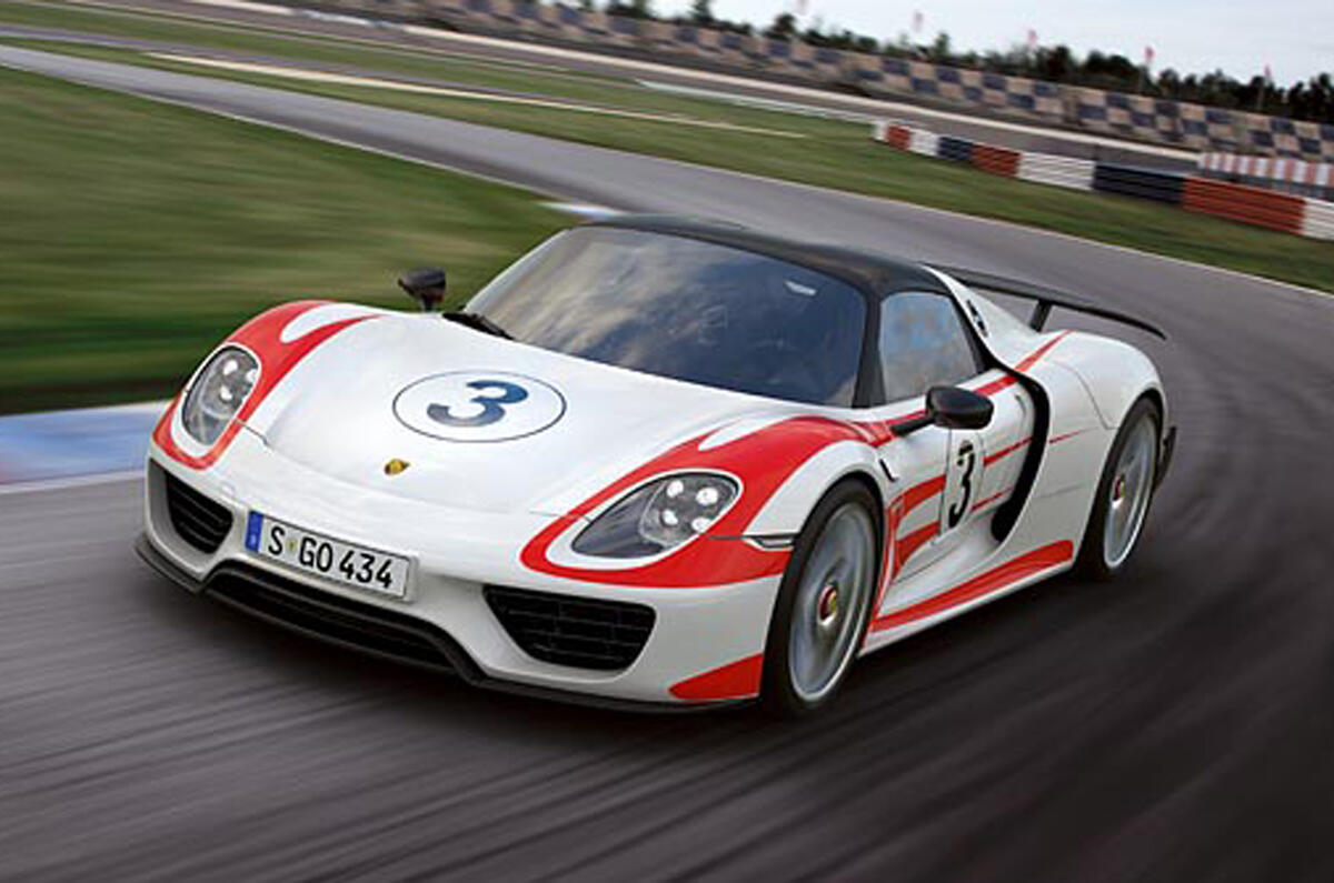 no title Porsche 918 Spyder unveiled at Frankfurt