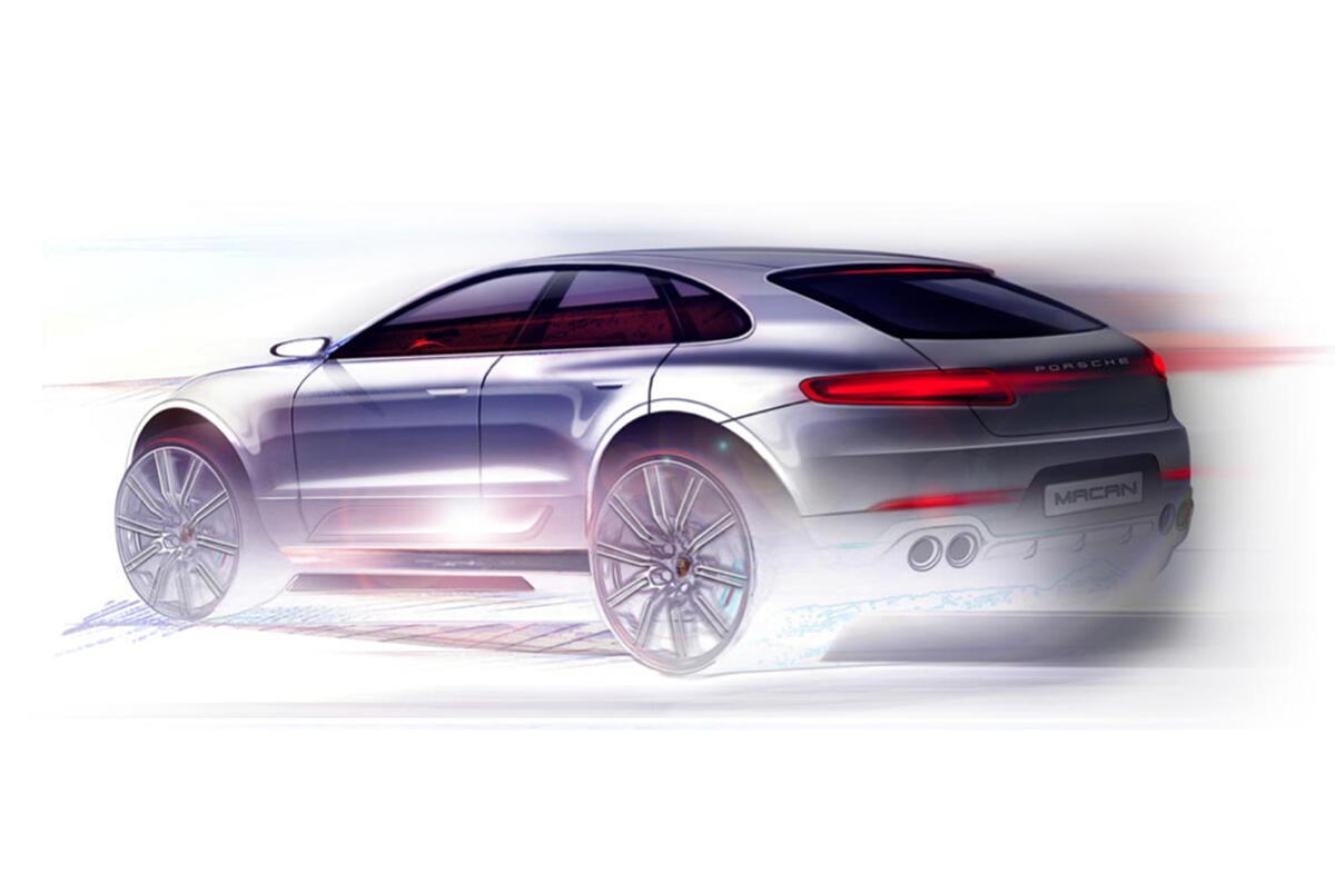 Porsche Macan teased ahead of LA Motor Show debut
