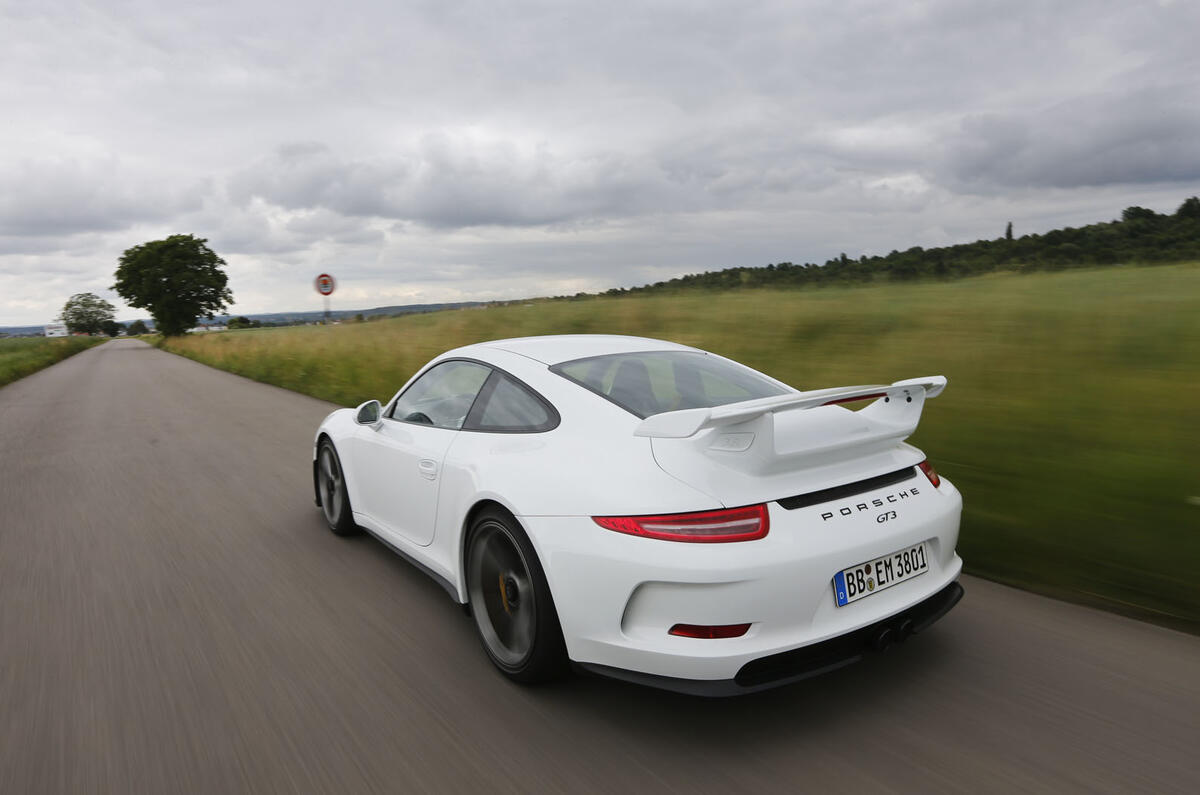 Porsche 911 GT3 rear quarter