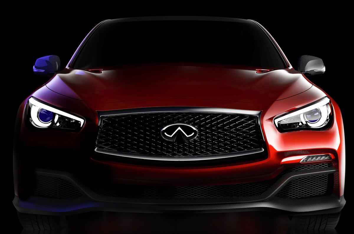 Infiniti Q50 Eau Rouge concept revealed in official pictures