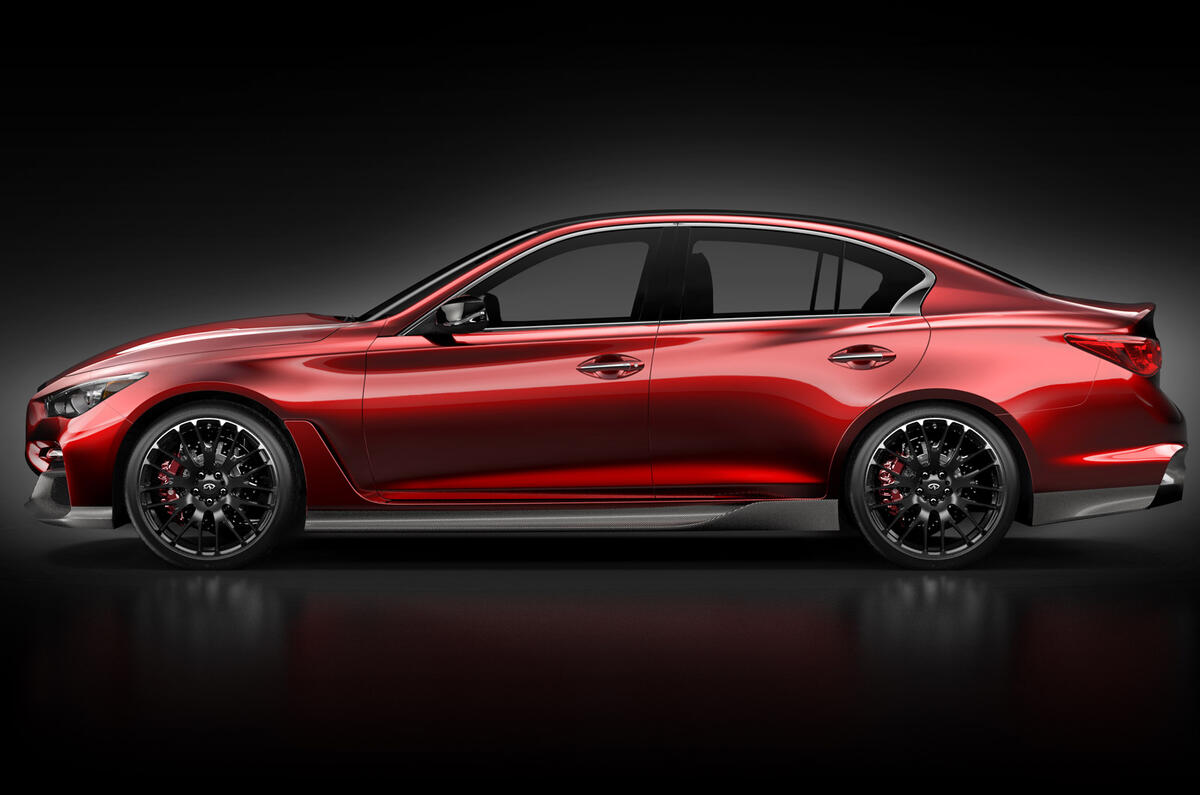 Infiniti Q50 Eau Rouge concept revealed in official pictures