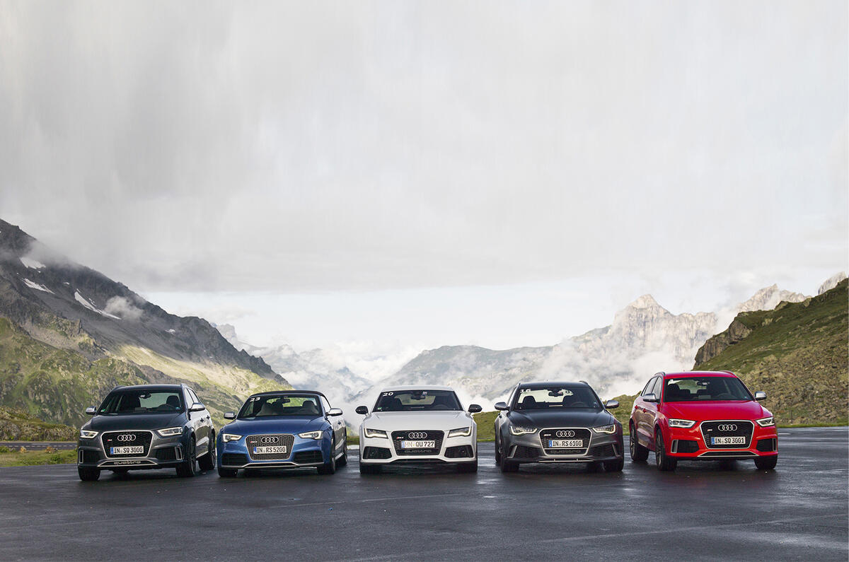 History of the Audi RS - picture special History of the Audi RS - picture special