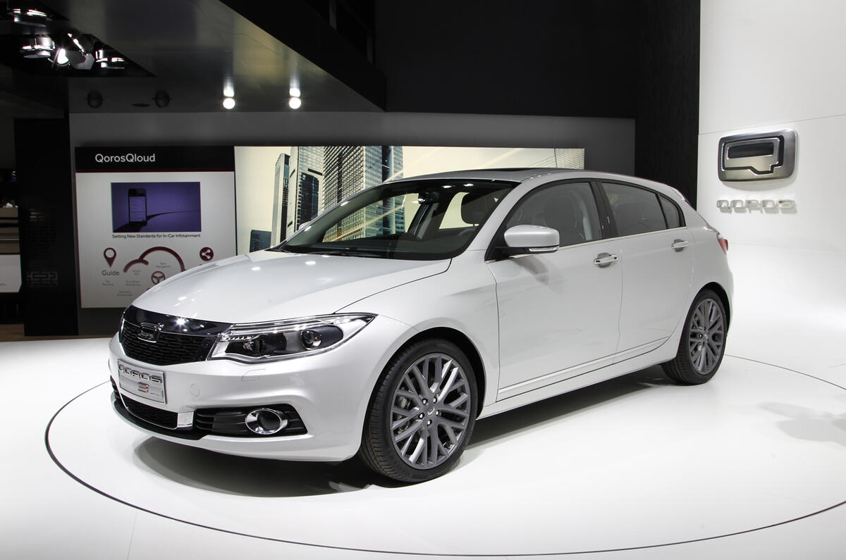Qoros 3 hatchback makes Geneva debut