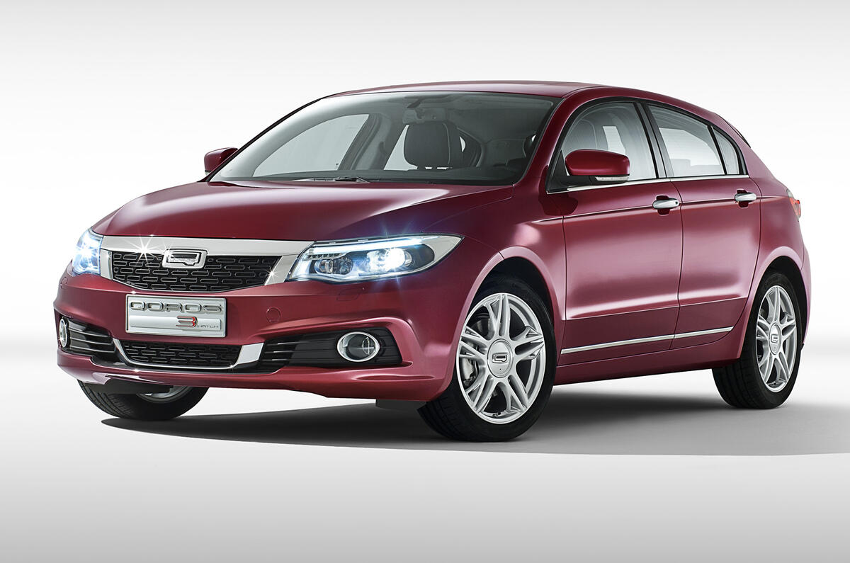 no title Qoros 3 hatchback makes Geneva debut