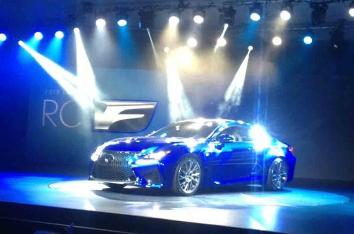 no title New Lexus RC-F coupe revealed in Detroit